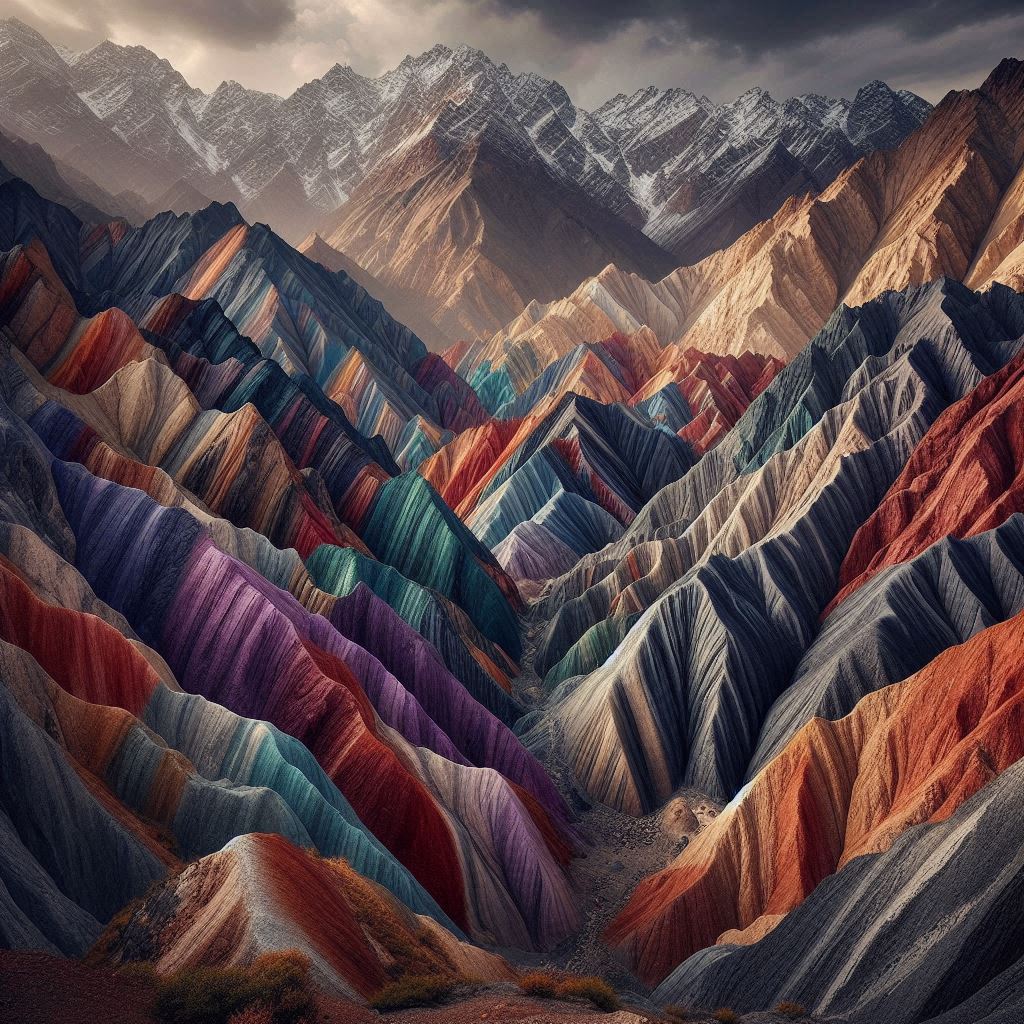  رنگ‌بندی سنگ دره بخاری