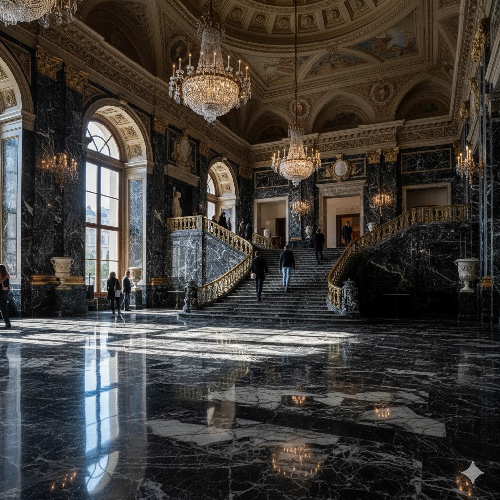 Lashter marble in foreign architecture