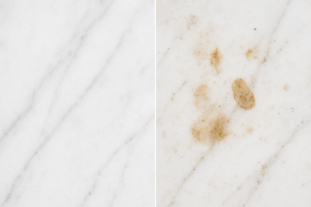 Is white stone resistant to pollution?