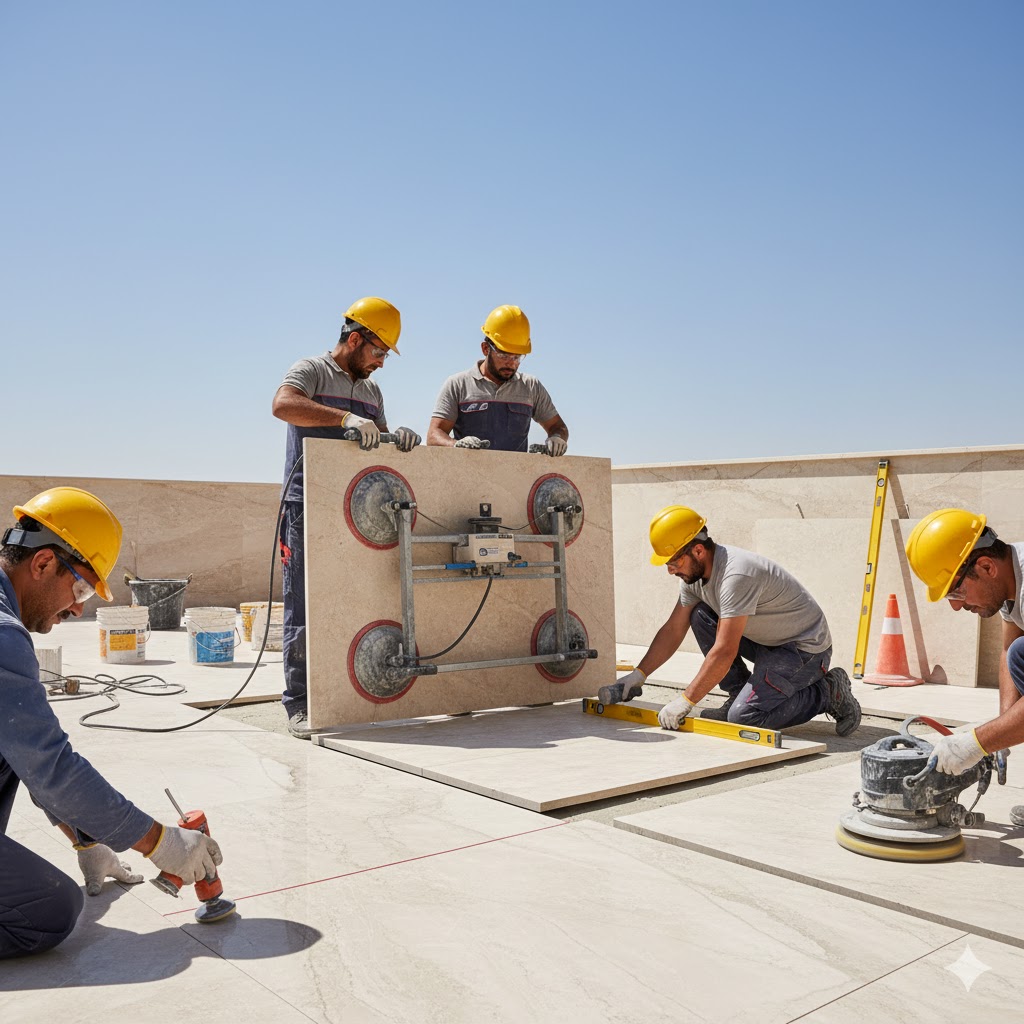 نکات نصب و نگهداری سنگ مرمریت آباده