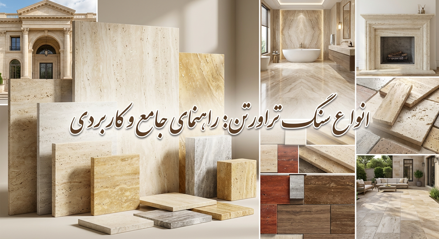 انواع سنگ تراورتن و کاربردهای آن